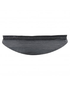 Tappetini Autoadesivi per Scale 15 pz 65x22,5x3,5 cm Antracite