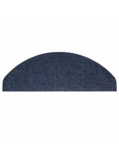 Tappetini Autoadesivi per Scale 15 pz 65x22,5x3,5 cm Blu