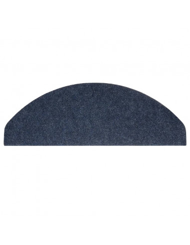 Tappetini Autoadesivi per Scale 15 pz 65x22,5x3,5 cm Blu