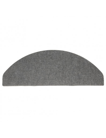 Tappetini Autoadesivi per Scale 15 pz 65x22,5x3,5 cm Grigi