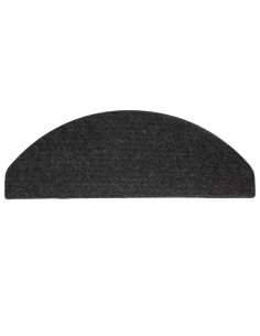 Tappetini Autoadesivi per Scale 15 pz 65x22,5x3,5 cm Neri