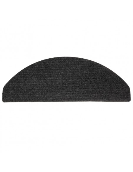 Tappetini Autoadesivi per Scale 15 pz 65x22,5x3,5 cm Neri