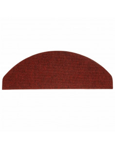 Tappetini Autoadesivi per Scale 15 pz 65x22,5x3,5 cm Rossi