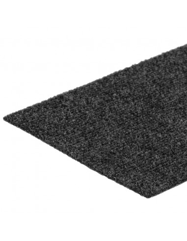 Tappetini Autoadesivi per Scale 15 pz 76x20 cm Antracite
