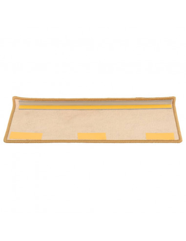 Tappetini Autoadesivi per Scale 15 pz Arancioni 65x21x4 cm