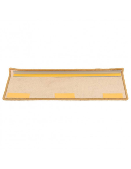Tappetini Autoadesivi per Scale 15 pz Arancioni 65x21x4 cm