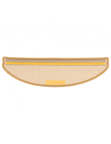 Tappetini Autoadesivi per Scale 15 pz Arancioni 65x21x4 cm