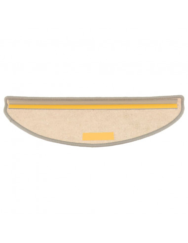 Tappetini Autoadesivi per Scale 15 pz Argento 65x21x4 cm