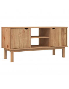Mobile TV OTTA 113,5x43x57 cm in Legno Massello di Pino 2