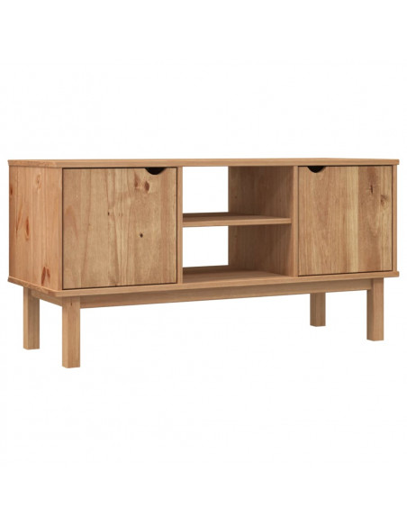 Mobile TV OTTA 113,5x43x57 cm in Legno Massello di Pino