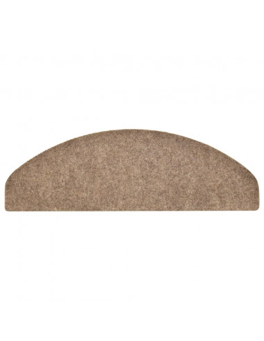 Tappetini Autoadesivi Scale 15 pz Crema 65x21x4 cm Agugliati
