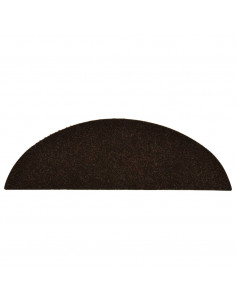 Tappetini Autoadesivi Scale 15 pz Marroni 56x17x3 cm Agugliati