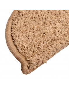 Tappetini per Scale 10 pz 56x17x3 cm Beige