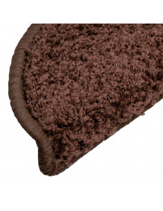 Tappetini per Scale 10 pz 56x17x3 cm Marroni