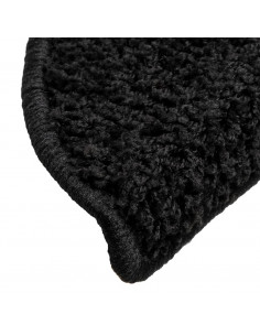 Tappetini per Scale 10 pz 56x17x3 cm Neri