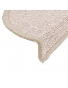 Tappetini per Scale 10 pz 56x17x3 cm Tortora