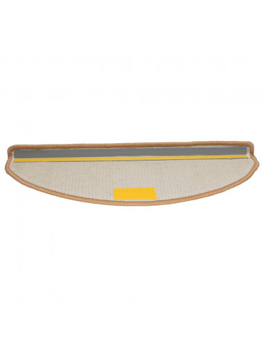 Tappetini per Scale 10 pz 65x21x4 cm Beige