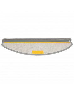 Tappetini per Scale 10 pz 65x21x4 cm Grigi