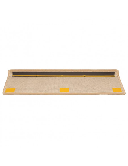 Tappetini per Scale 10 pz 65x21x4 cm Marroni