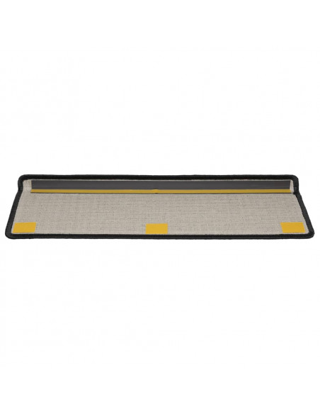 Tappetini per Scale 10 pz 65x21x4 cm Neri