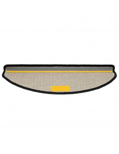 Tappetini per Scale 10 pz 65x21x4 cm Neri