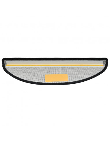 Tappetini per Scale 10 pz 65x24x4 cm Grigio Scuro