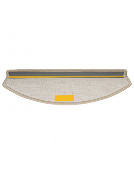 Tappetini per Scale 10 pz 65x24x4 cm Tortora