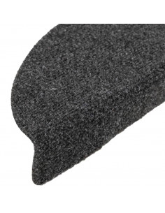 Tappetini per Scale 10 pz Antracite 56x17x3 cm Agugliati