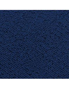 Tappetini per Scale 15 pz 60x25cm Blu Antiscivolo Rettangolari