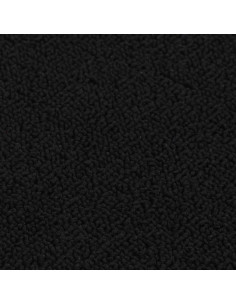 Tappetini per Scale 15 pz 60x25cm Neri Antiscivolo Rettangolari