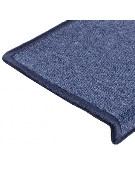 Tappetini per Scale 15 pz 65x21x4 cm Blu