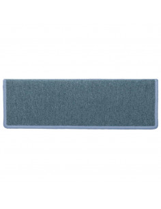 Tappetini per Scale 15 pz 65x21x4 cm Blu