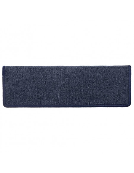 Tappetini per Scale 15 pz 65x21x4 cm Grigi e Blu