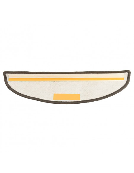 Tappetini per Scale 15 pz Antracite 56x17x3 cm
