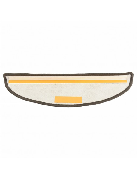 Tappetini per Scale 15 pz Antracite 65x21x4 cm