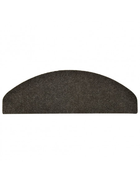 Tappetini per Scale 15 pz Antracite 65x21x4 cm Agugliati