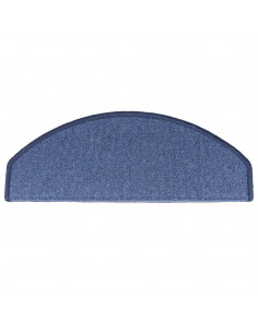 Tappetini per Scale 15 pz Blu 65x24x4 cm