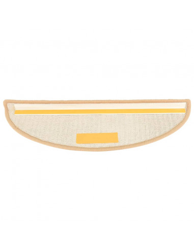 Tappetini per Scale 15 pz Crema 56x17x3 cm