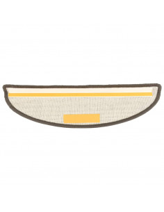 Tappetini per Scale 15 pz Grigio 56x17x3 cm