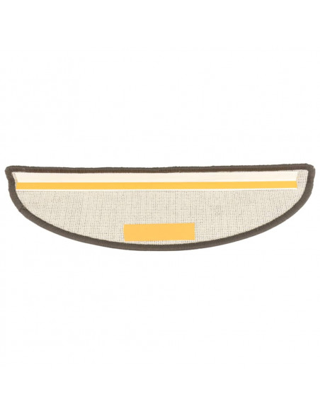 Tappetini per Scale 15 pz Grigio 56x17x3 cm