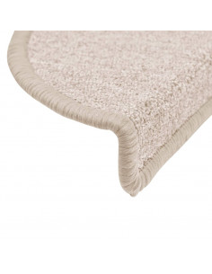 Tappetini per Scale 15 pz Grigio Talpa 56x17x3 cm