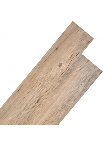 Listoni Pavimenti Non Autoadesivi 5,26m² 2mm Rovere Marrone