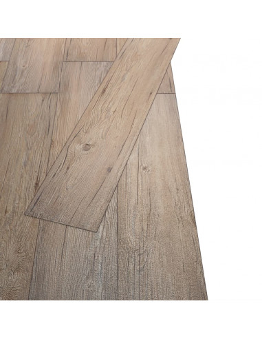 Listoni Pavimenti Non Autoadesivi 5,26m² 2mm Rovere Marrone