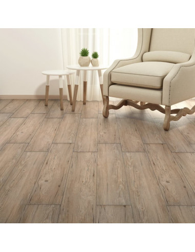 Listoni Pavimenti Non Autoadesivi 5,26m² 2mm Rovere Marrone