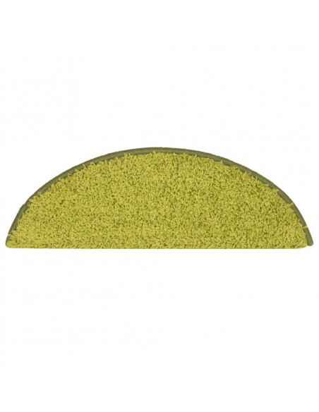 Tappetini per Scale 15 pz Verdi 56x17x3 cm