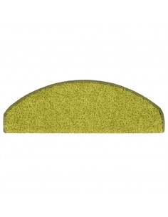 Tappetini per Scale 15 pz Verdi 65x21x4 cm