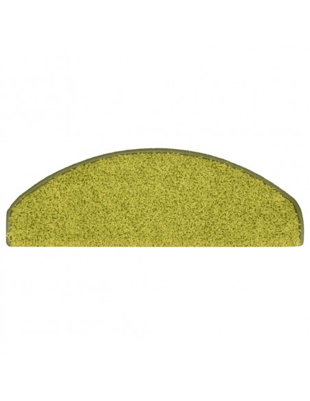 Tappetini per Scale 15 pz Verdi 65x21x4 cm
