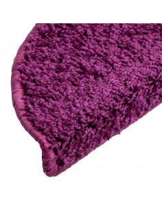 Tappetini per Scale 15 pz Viola 56x17x3 cm