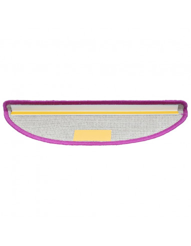 Tappetini per Scale 15 pz Viola 65x21x4 cm