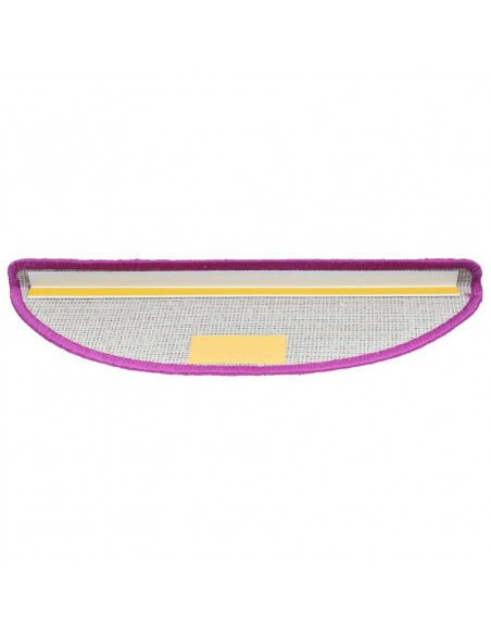 Tappetini per Scale 15 pz Viola 65x21x4 cm